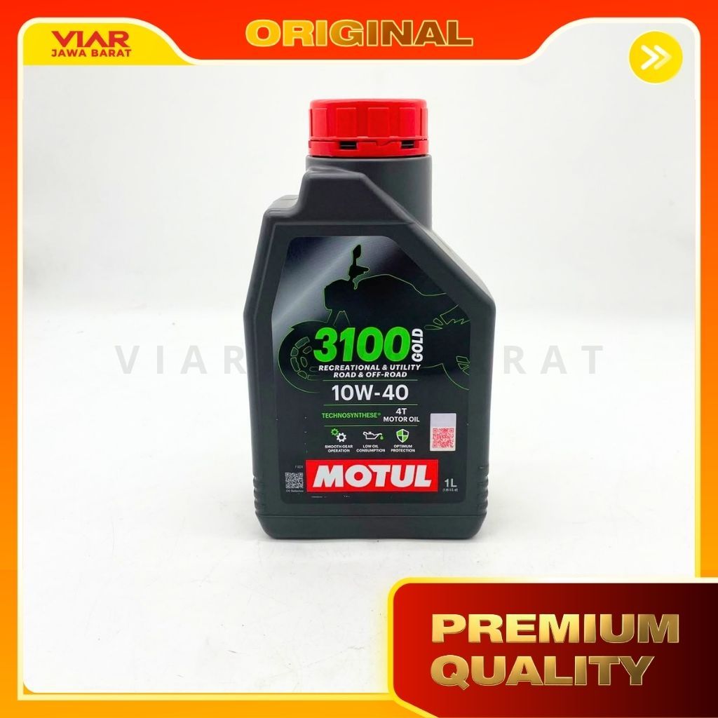 Oli Olie Mesin Motul 3100 GOLD 10W-40 MA2 1 Liter / Oli Motul 3100 GOLD 10W-40 MA2 1 Liter / Oli Mes