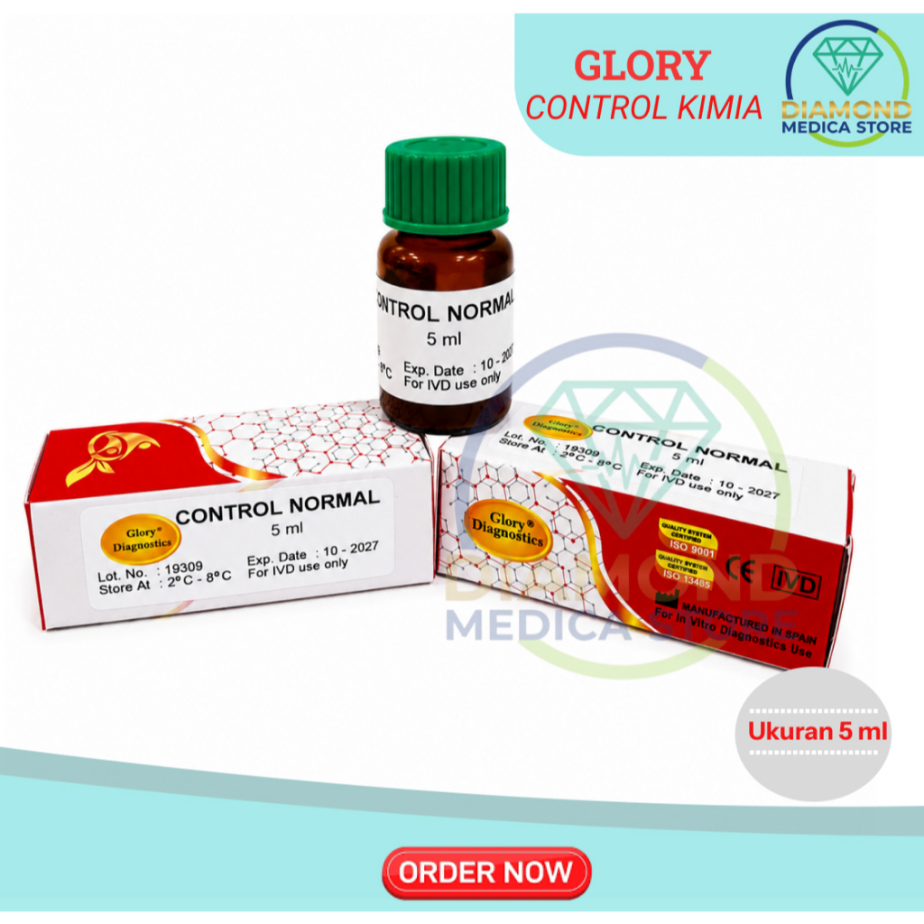 GLORY KONTROL KIMIA NORMAL / CONTROL SERUM ISI 5 ML