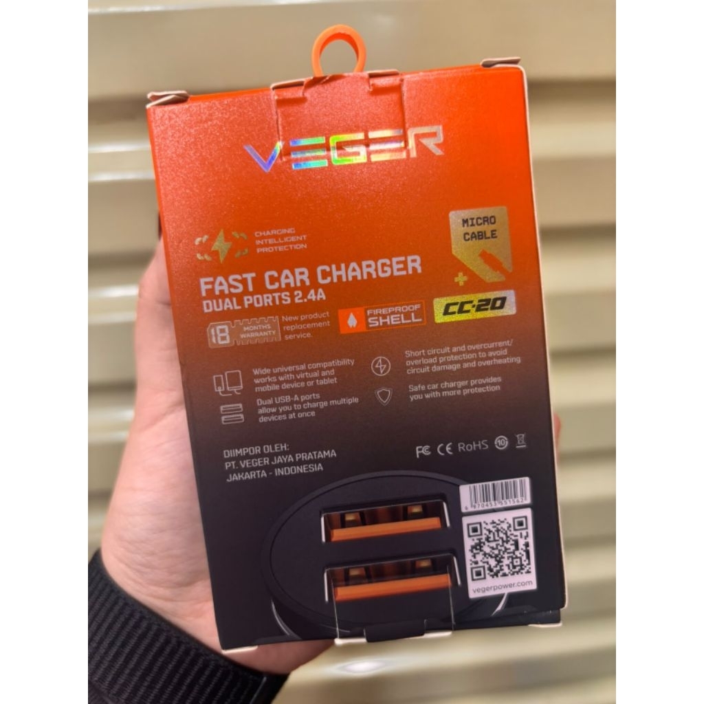 Veger Fast Car Charger