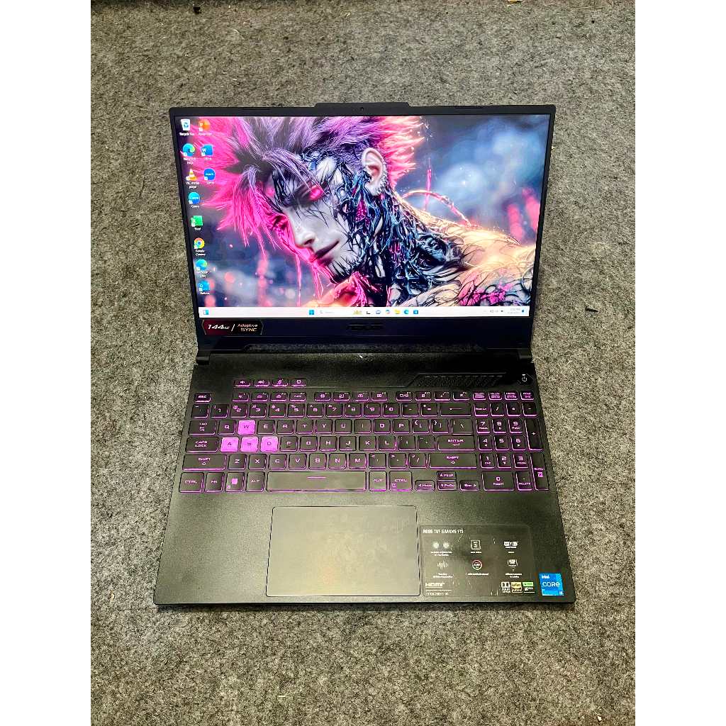 Laptop GAMING ASUS TUF F15 core i5 gen 12 + RTX 3050 | NORMAL BAIK