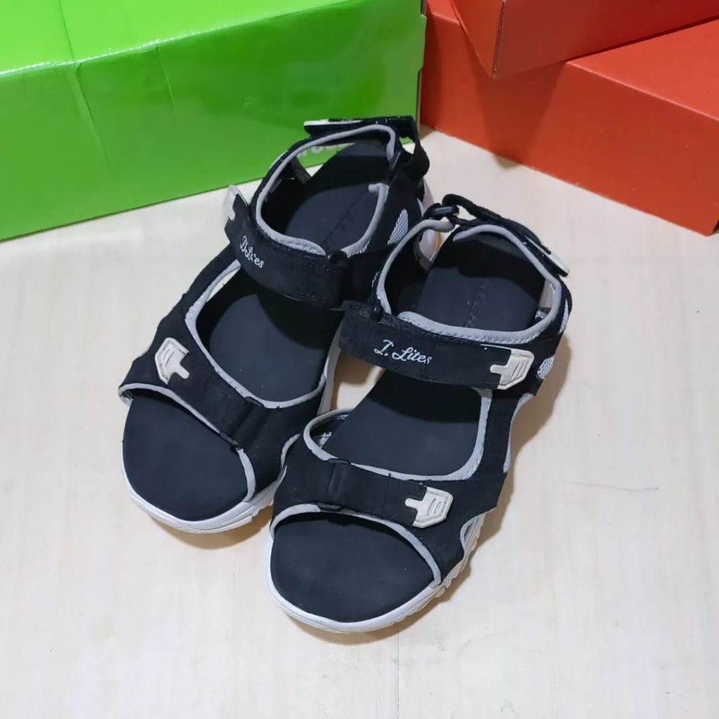 Skechers D'Lites Black Sandals Original