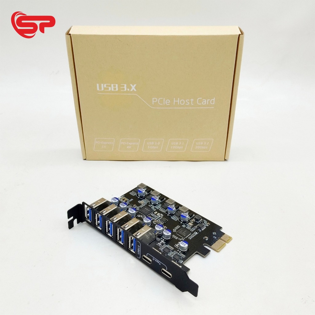 PCIE USB 3.0 5 PORT + TYPE-C 2 PORT / PCIE TYPE-C 3.1 4 PORT / PCIE USB 3.0 4 PORT