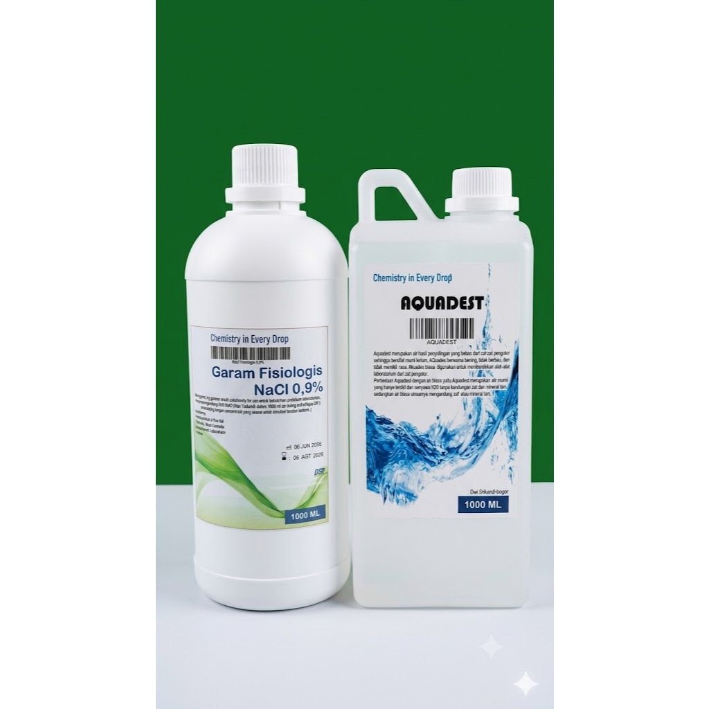 kemasan 1 paket ( Auadest plus NacL Fisiologis)