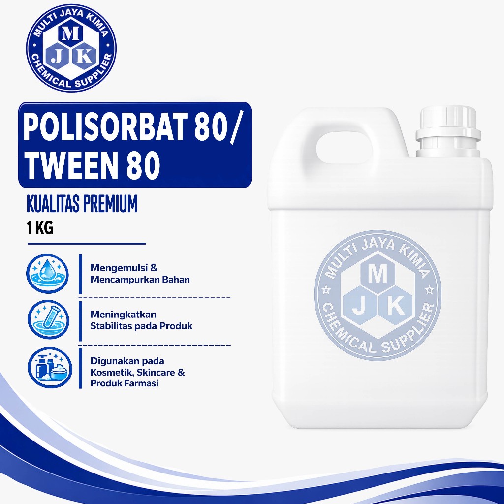 Polysorbate 80 / Tween 80 1Kg Emulsifier Cair /