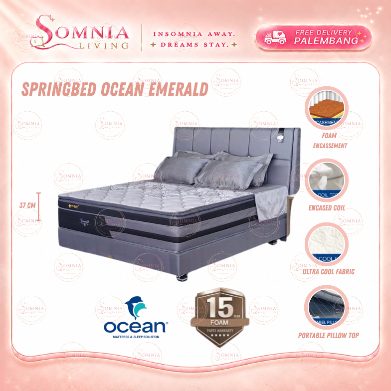 Springbed Ocean Emerald | Kasur Matras Springbed Ocean Murah Palembang | Furniture Murah Palembang