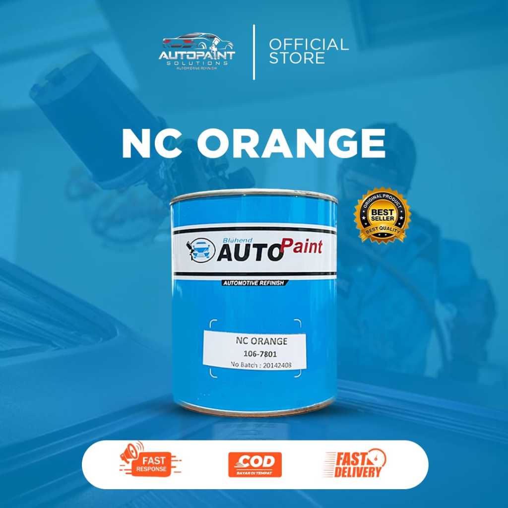Autopaint Cat Nc Orange / Orange Yellow / Inter Yellow / 1L High / Quality Paint