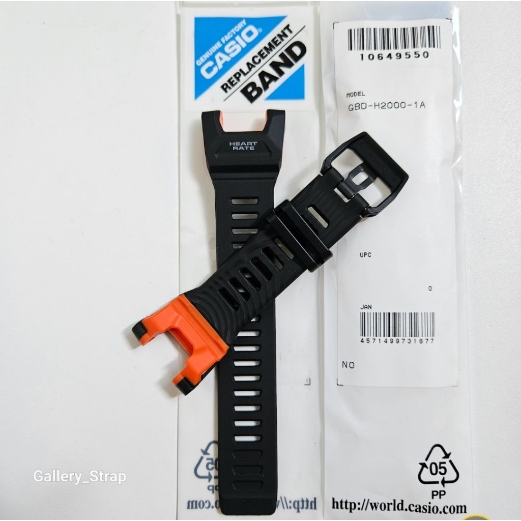 STRAP G-SHOCK GBD-H2000-1A GBD H2000 ORIGINAL