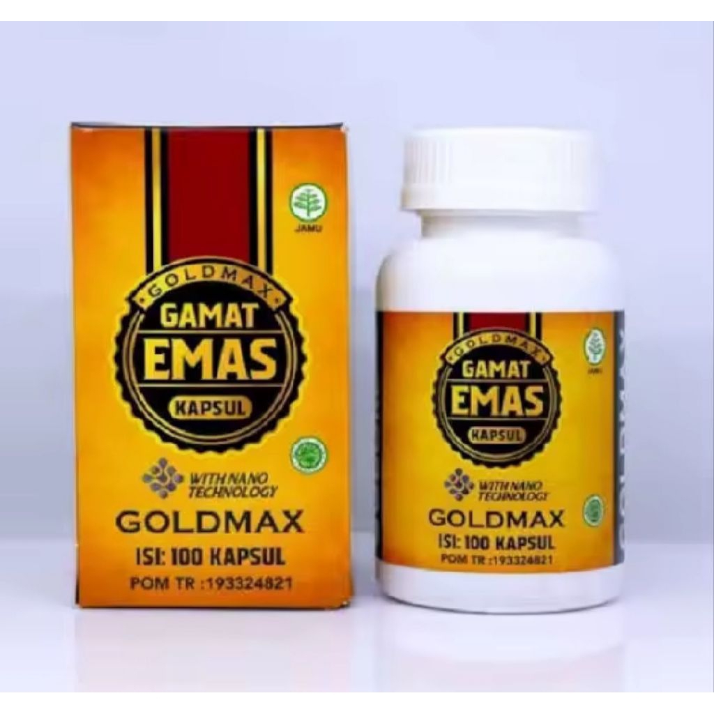 Gamat Emas Kapsul Goldmax Asli Original 100 Kapsul Halal & BPOM Gamat emas