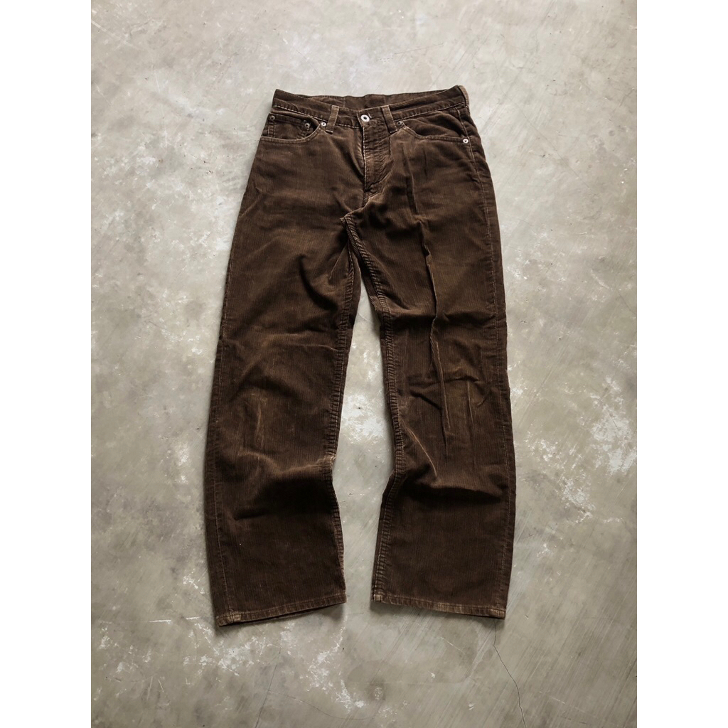 celana corduroy levis coklat reguler fit