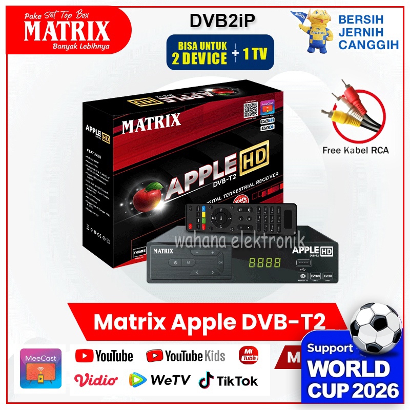 Set Top Box DVB T2 TV Siaran Digital Receiver STB Rekomendasi Kominfo