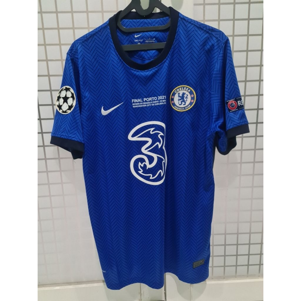 Jersey Chelsea 2021 Final UCL Porto 2021 Grade Ori full patch