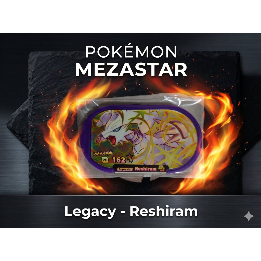 Legacy Tag Reshiram Pokemon Mezastar Original