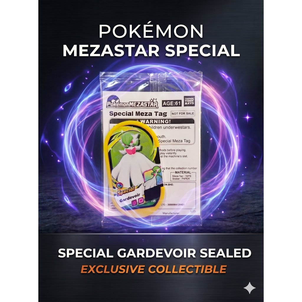Mezatag Gardevoir Sealed Pokemon Mezastar Event