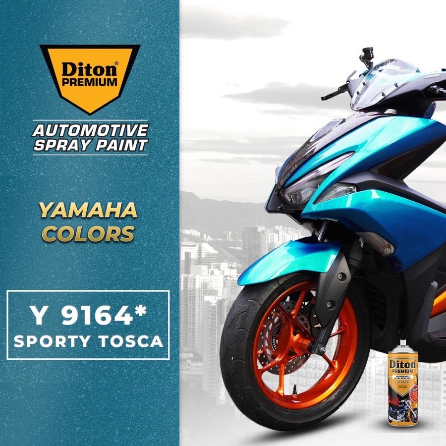 Pilox Tosca / Biru Tosca Diton Premium Sporty Tosca  || Cat Semprot Body Motor Rangka Motor&Velg Mot
