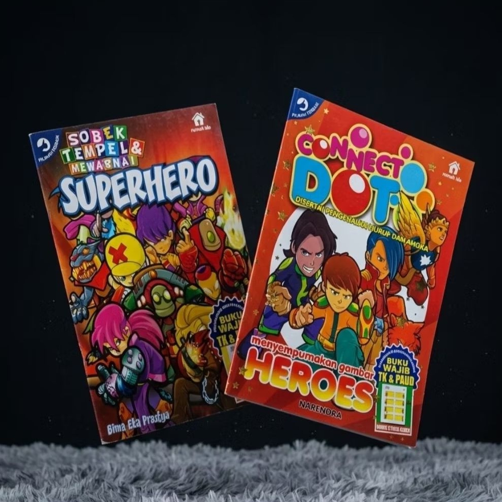 Buku Connect Dot: Heroes dan "Connect Dot: Princess