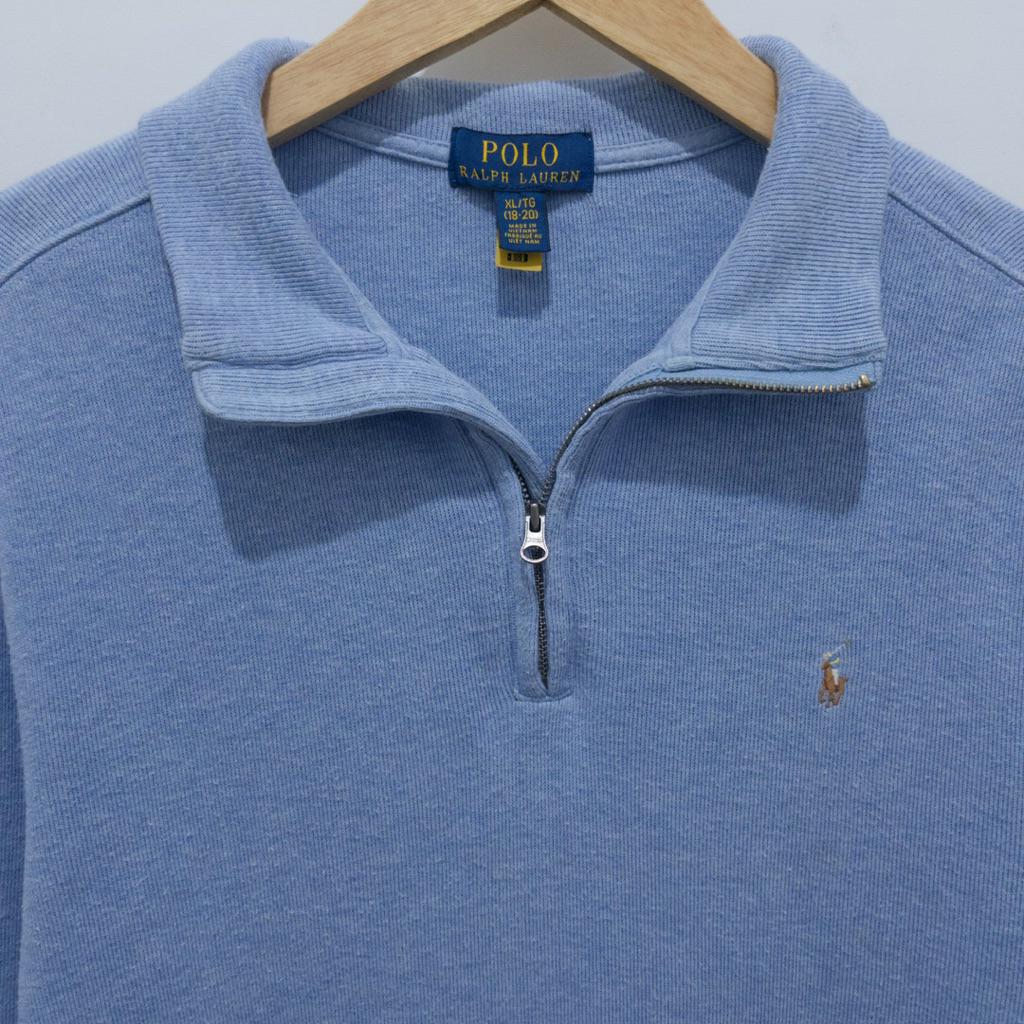 Polo Ralph Lauren Half Zip Barcode Sweater