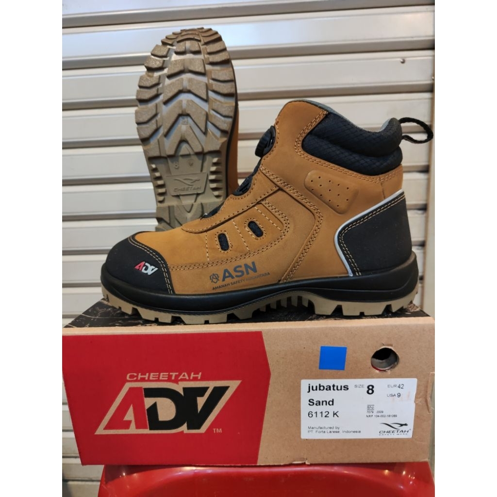 Sepatu Safety Cheetah ADV Jubatus Sand  Dan Jubatus Forest