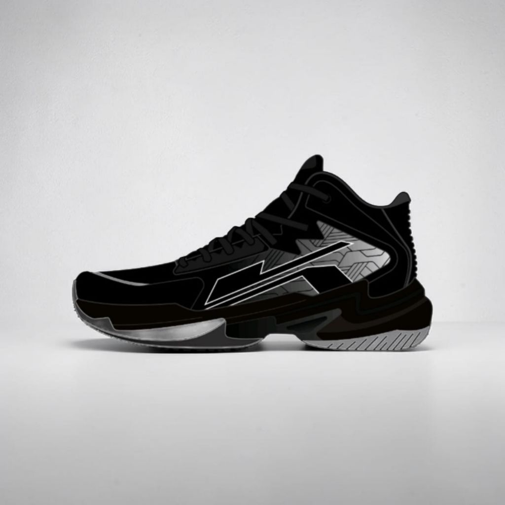 Sepatu Voli/KKV02010/Karge Kintamani II MT/Black/White