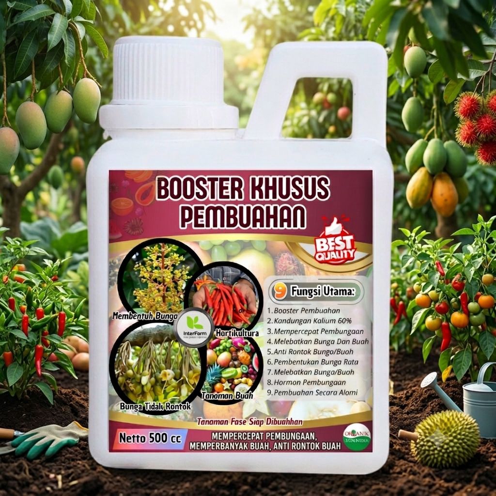 BOOSTER BUNGA DAN BUAH ANTI RONTOK