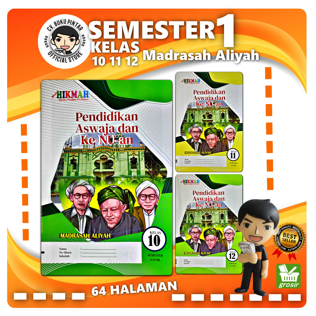 LKS ASWAJA KE-NU-AN MA KELAS 10 11 12 SEMESTER 1 | HIKMAH