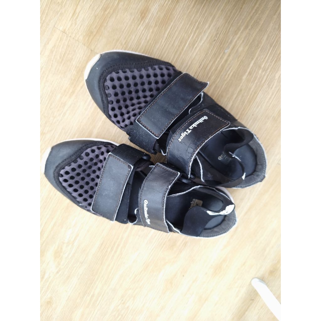 onitsuka tiger rebilac black hitam preloved.