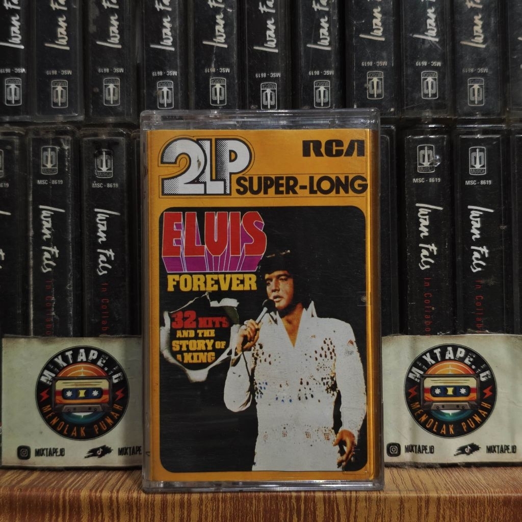 Kaset - Elvis Presley (Import) - Elvis Forever" (32 Hits and the Story of a King) - Radio Tape - Kas