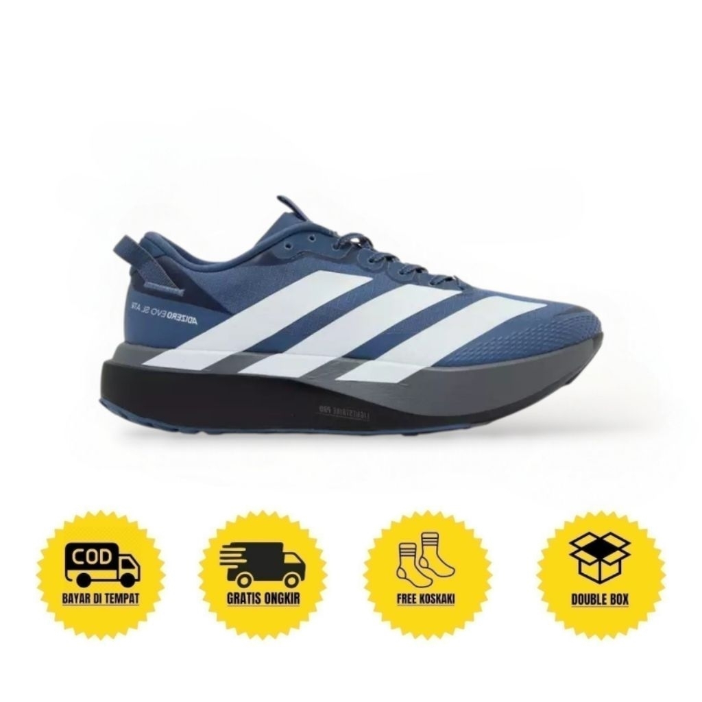 Sepatu Adizero Evo Sl Atr 2 Blue white