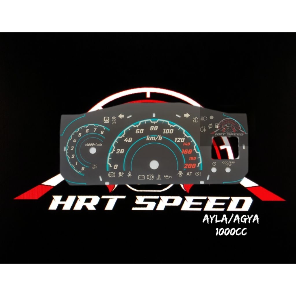 Papan panel Speedometer variasi  untuk mobil ALYA /AGYA 1000Cc