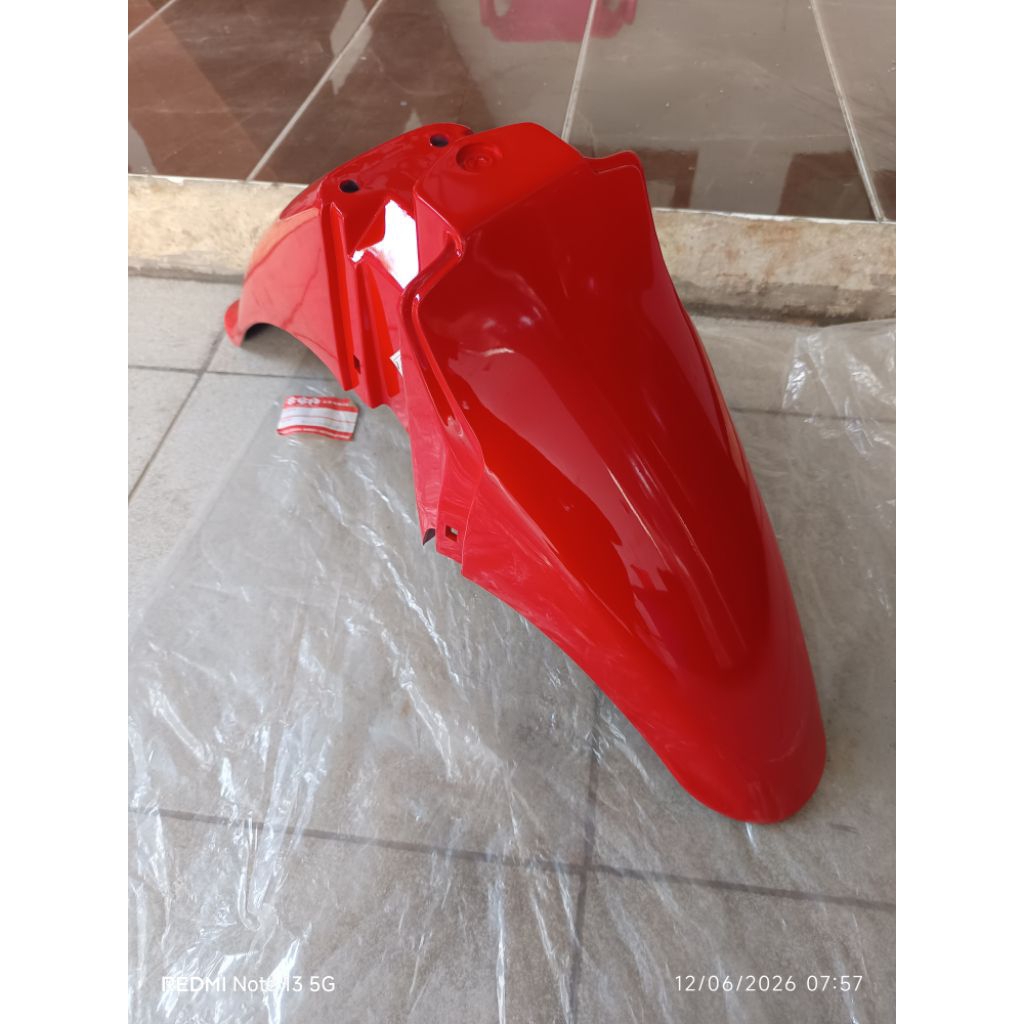 spakbor slebor depan satria 2tak lumba merah original sgp