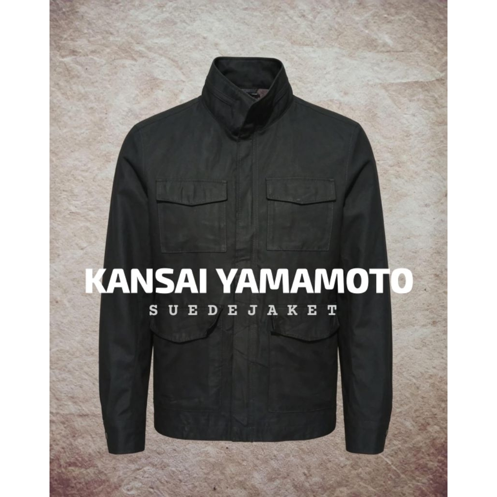 jaket KANSAI YAMAMOTO bahan suede bekas pakai recomend