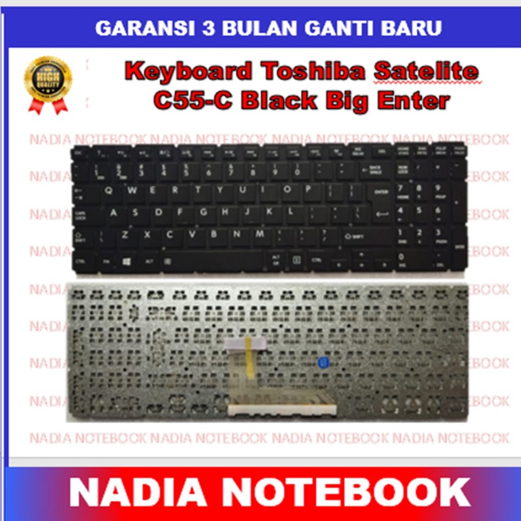 Keyboard Toshiba Satelite C55-C L55B L55-B L70C L70-C P50-C P50C S50-B C55-c5268 C55-c5270 L50B L50-