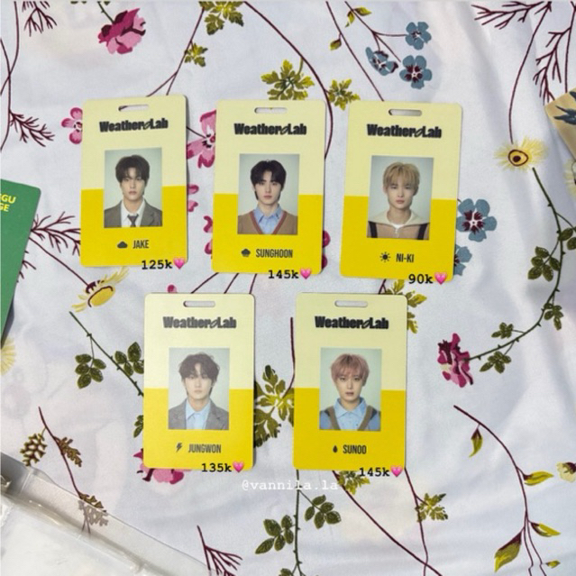 photocard enhypen idc sg 22 niki sunoi jake sunghoon jungwon