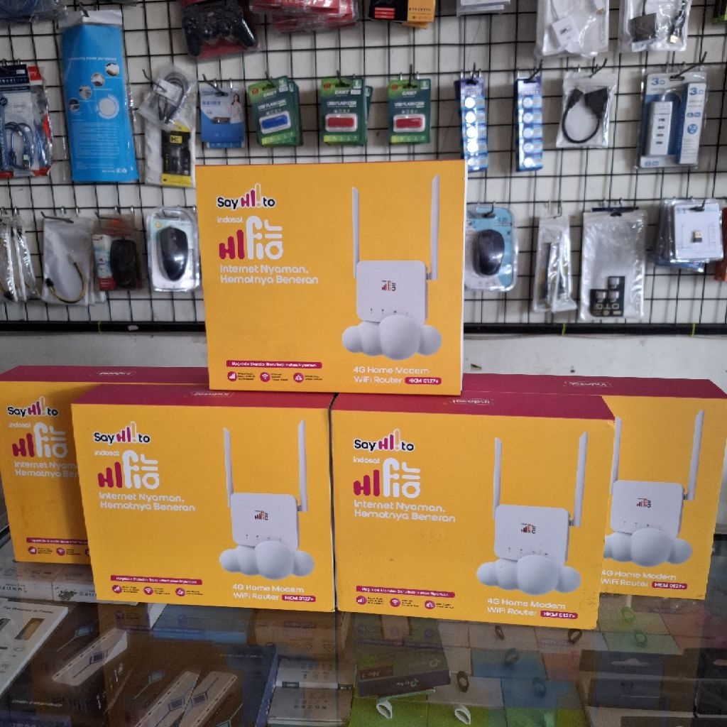 Modem wifi router 4G Indosat Hifi Air Include Kartu indosat + Data 50GB