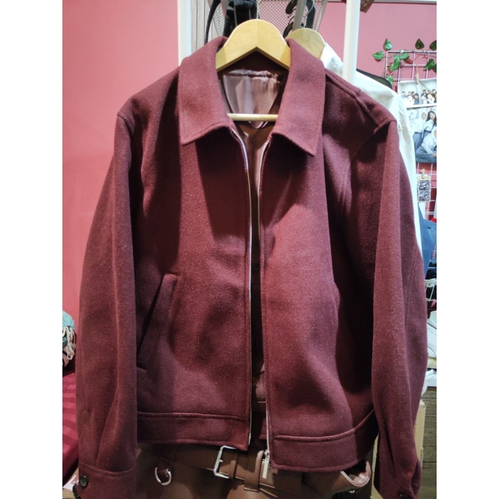 jaket wool signore