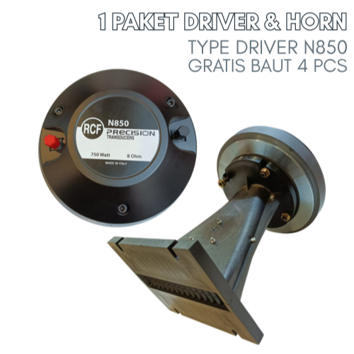Driver Tweeter N850 + Horn Tweeter Gratis 4 pcs Baut N850 [ BISA COD ]