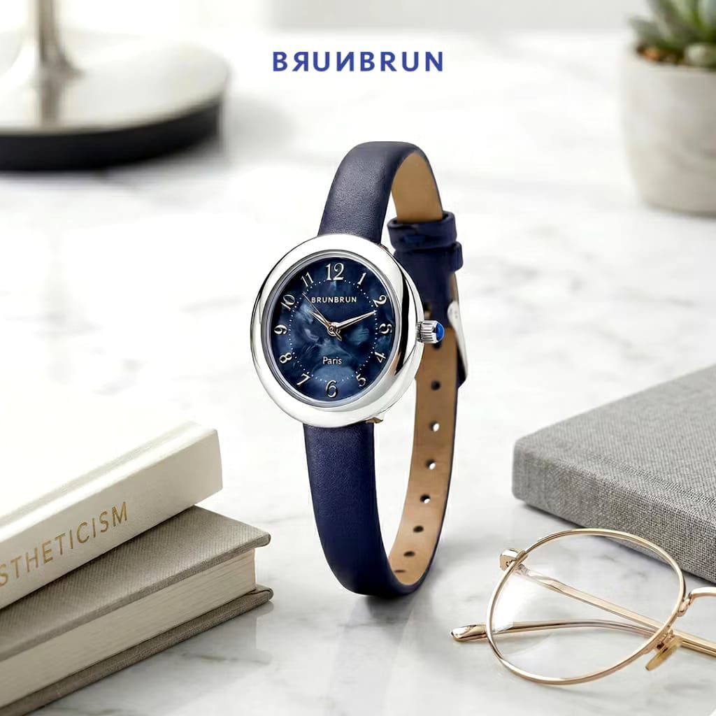 Jam Tangan Zaza Blue Original Brunbrun Paris