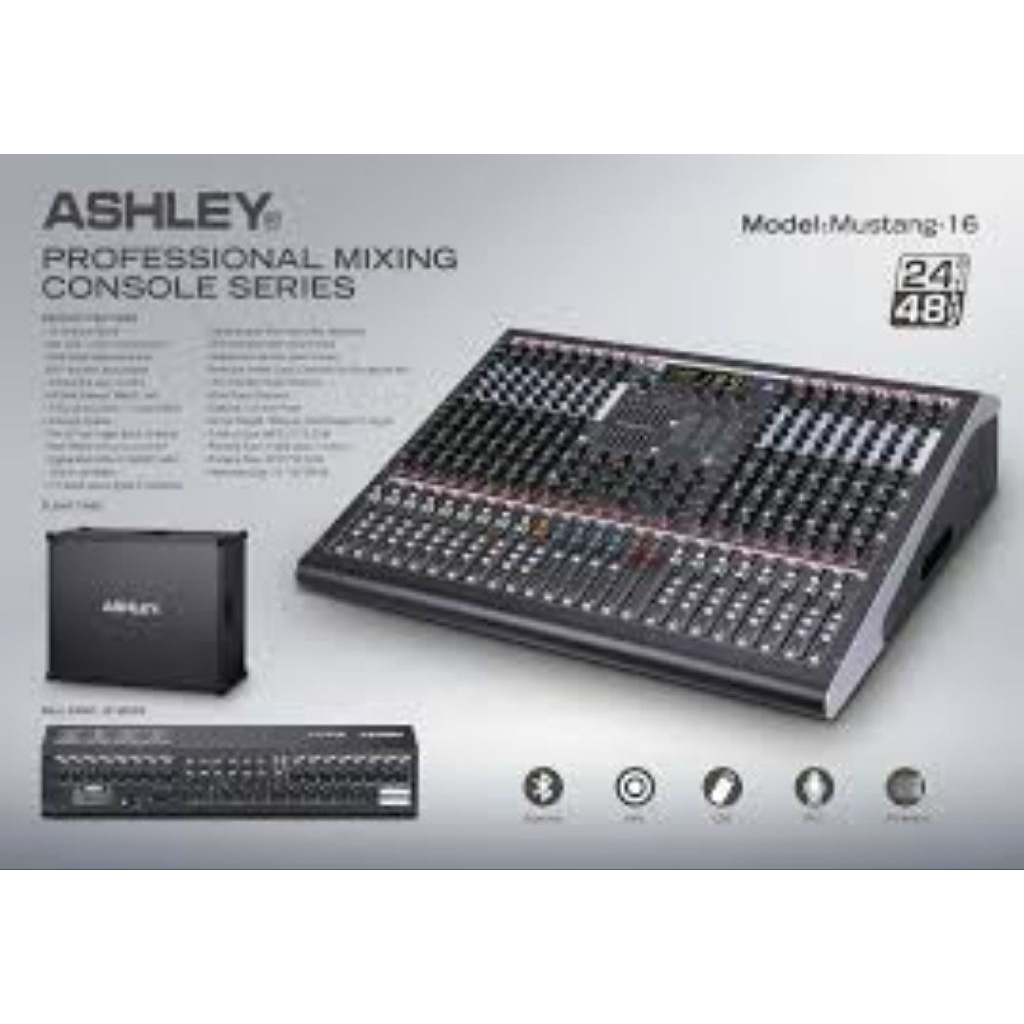 Mixer Ashley Mustang 16 Mixer Audio Ashley 16 Channel Mustang 16
