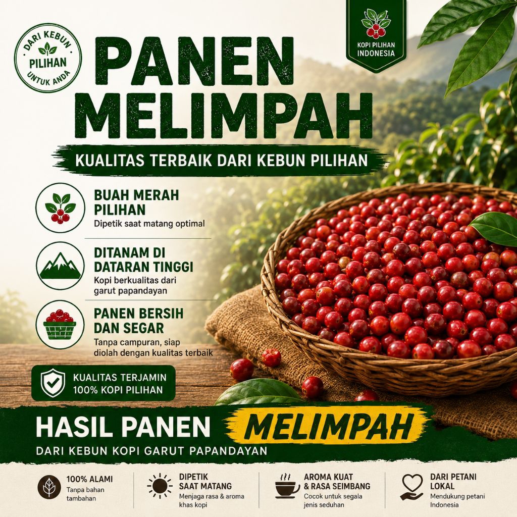 Bibit Kopi Arabika 250 gr Asli – Solusi Pembibitan Kopi Berkualitas