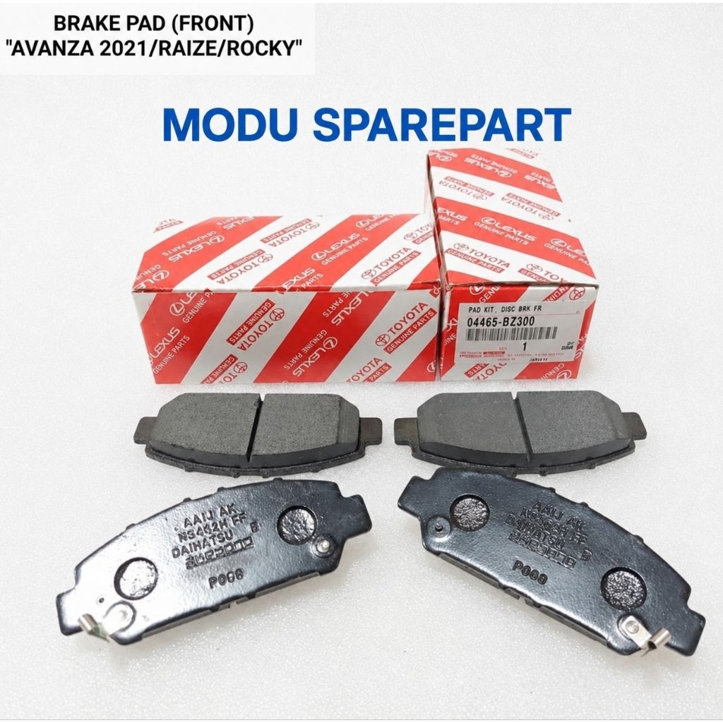Kampas Rem Depan / Brake Pad Raize 04465-BZ300 per 1set
