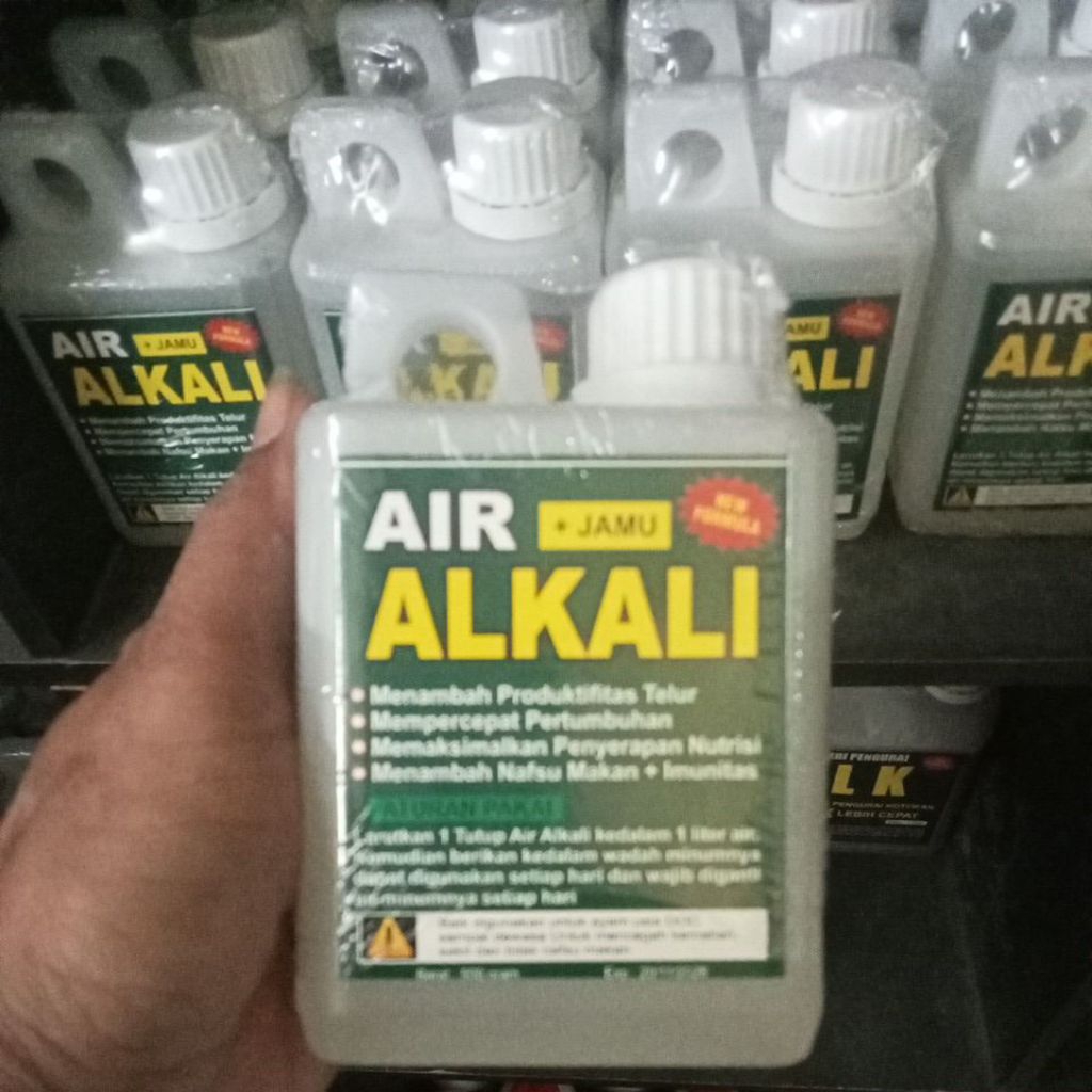 Air Alkali jamu ayam petelur dan mempercepat pertumbuhan