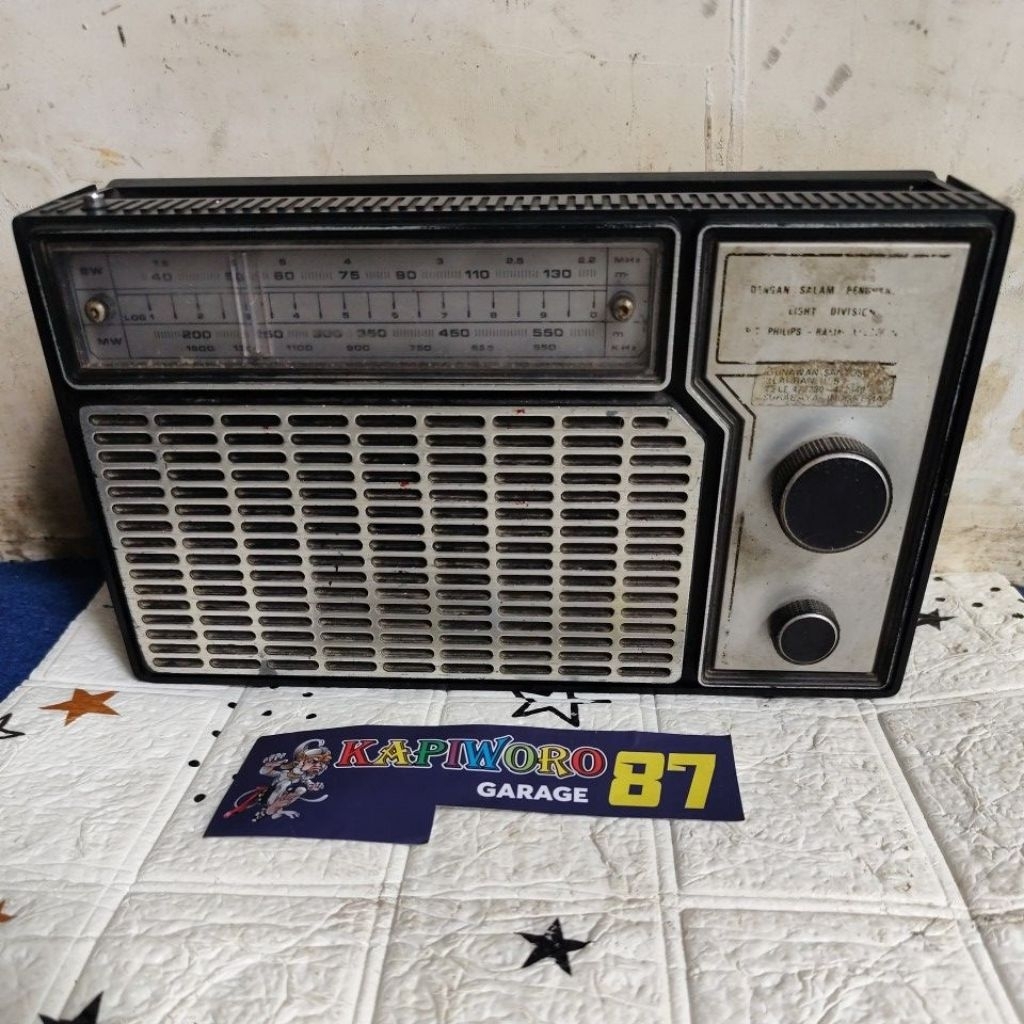 radio jadul PHILIPS bahan vintage
