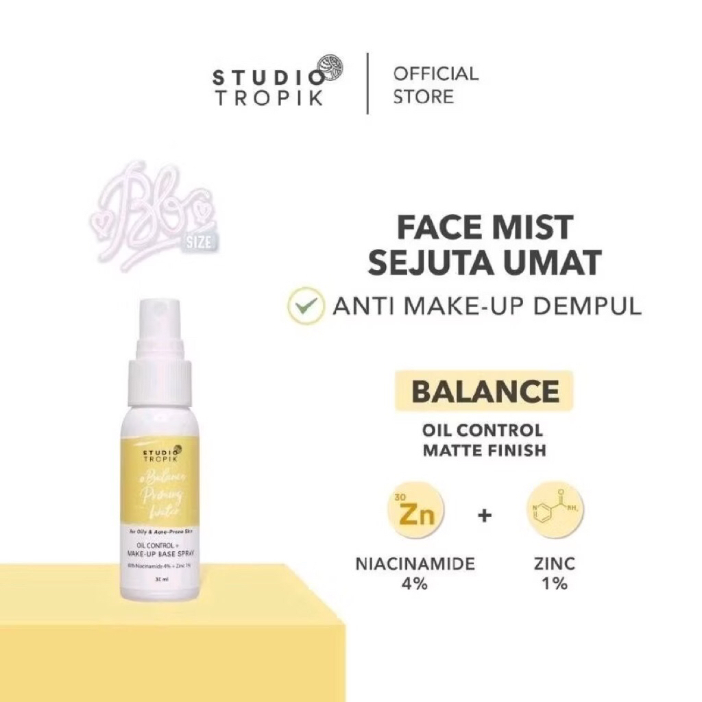 preloved setting spray studio tropik