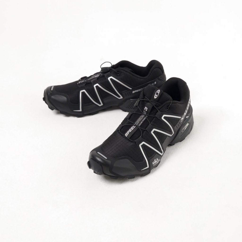 Sepatu SALOMON SPEEDCROSS 3 SILVER BLACK SNEAKER 100% ORIGINAL