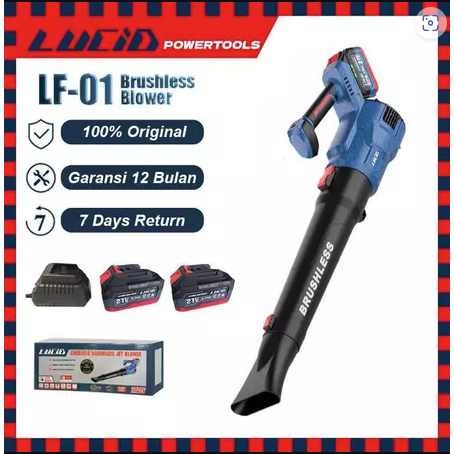 LUCID LF-01 Blower Tanpa Sikat 21V 6.0A Baterai Blower Jet Tanpa Kabel Pembersihan Cepat-LUCID LF-01