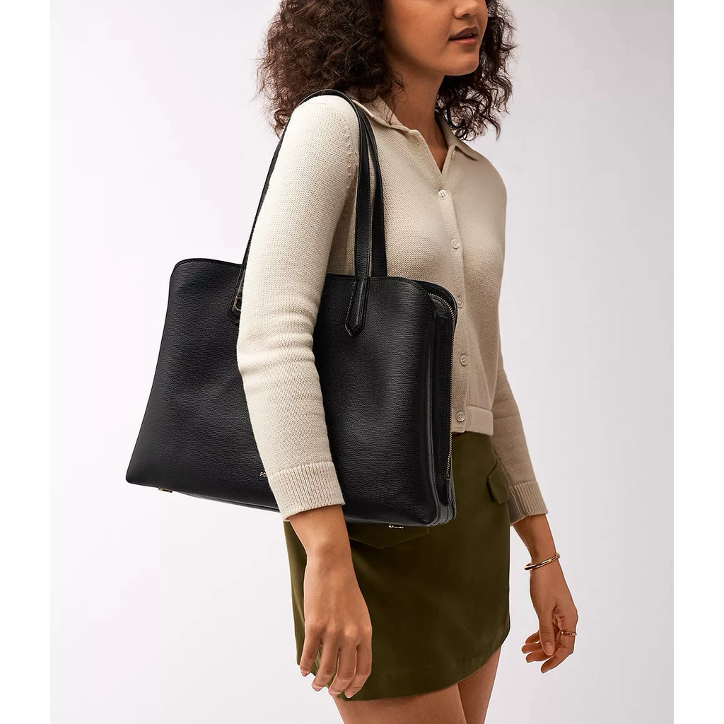 [preloved] Fossil Wren Work Tote Bag Tas Wanita - Black