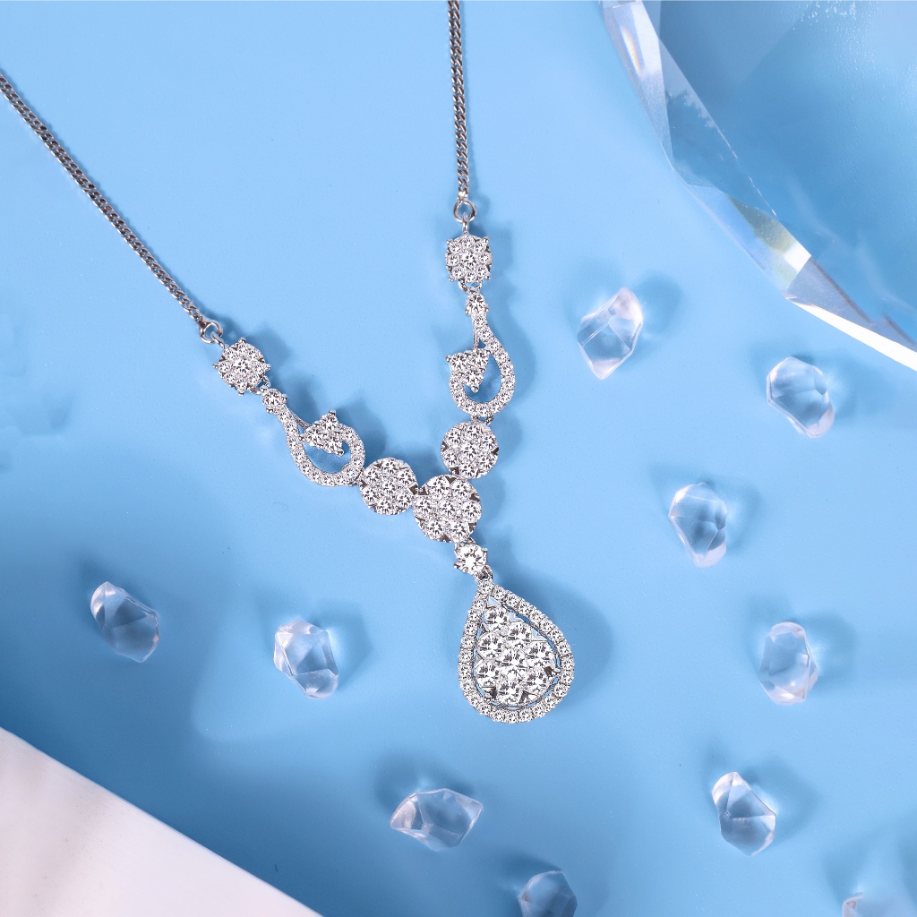 Kalung Berlian Eropa Model Eleanor Setting - JB Berlian