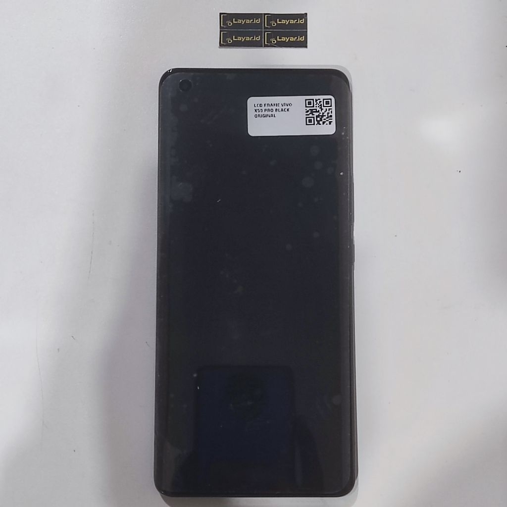 LCD FRAME VIVO X50 PRO BLACK ORIGINAL