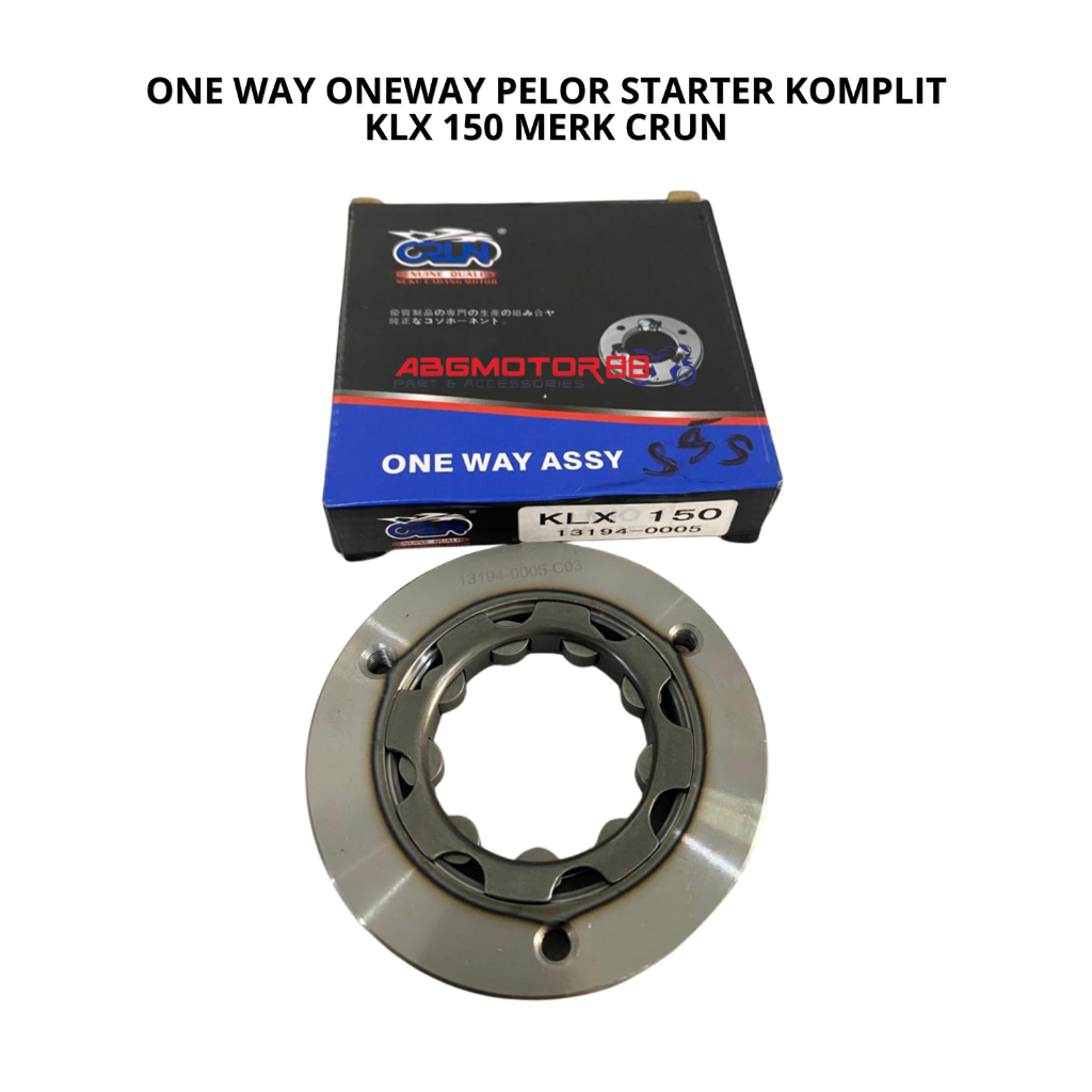 ONE WAY ONEWAY PELOR STARTER KOMPLIT KLX 150 MERK CRUN