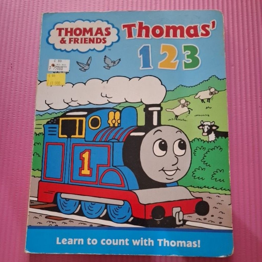 Buku Anak PRELOVED Thomas & Friends Thomas 123 Belajar berhitung bersama Thomas