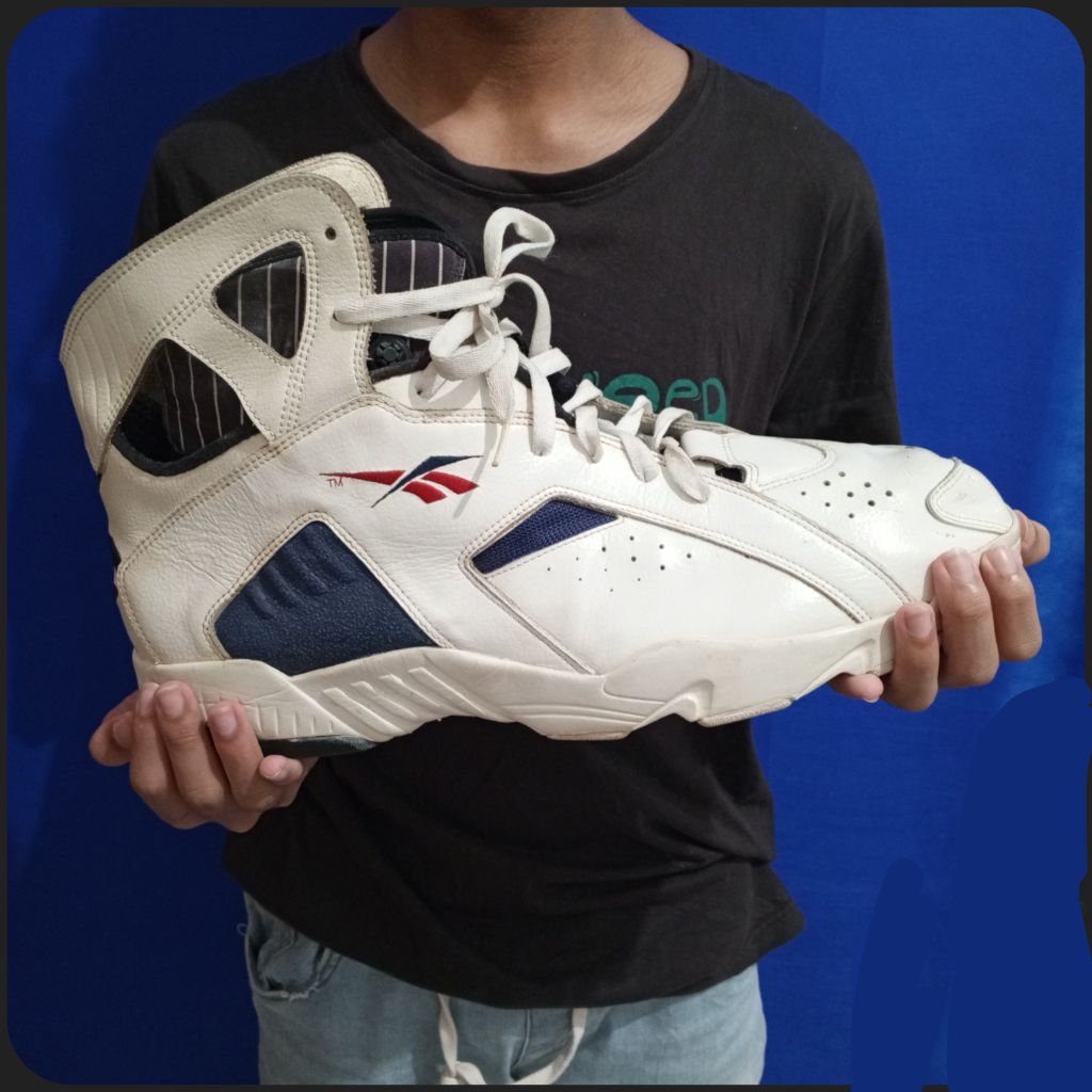 sepatu basket Reebok Shaq Attaq - Orlando Magic - size 58 - Made in Korea